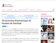 Tablet Screenshot of fotomontajescristianos.com